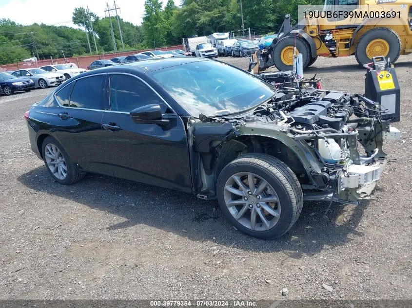 19UUB6F39MA003691 2021 Acura Tlx Standard