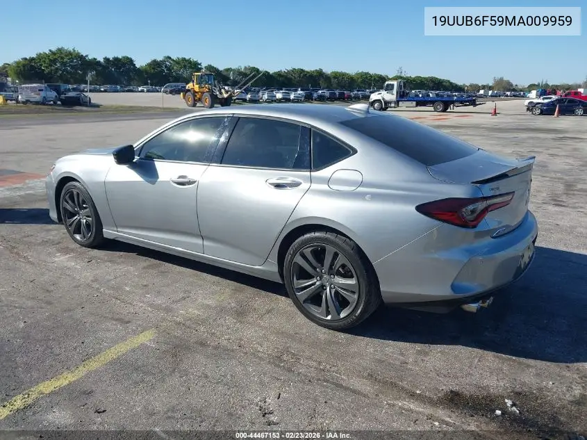 19UUB6F59MA009959 2021 Acura Tlx A-Spec Package