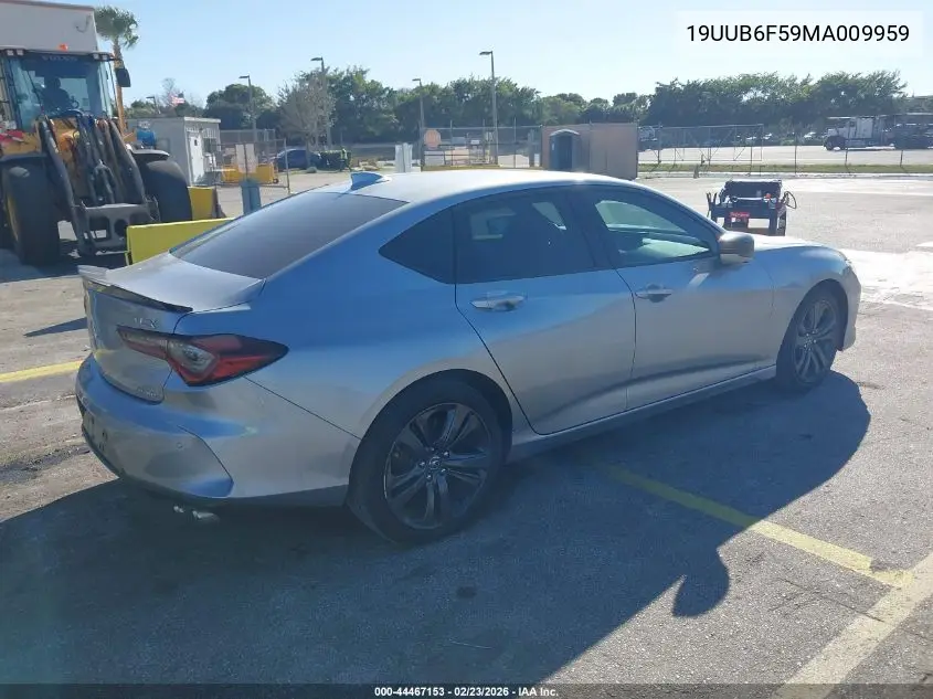 19UUB6F59MA009959 2021 Acura Tlx A-Spec Package
