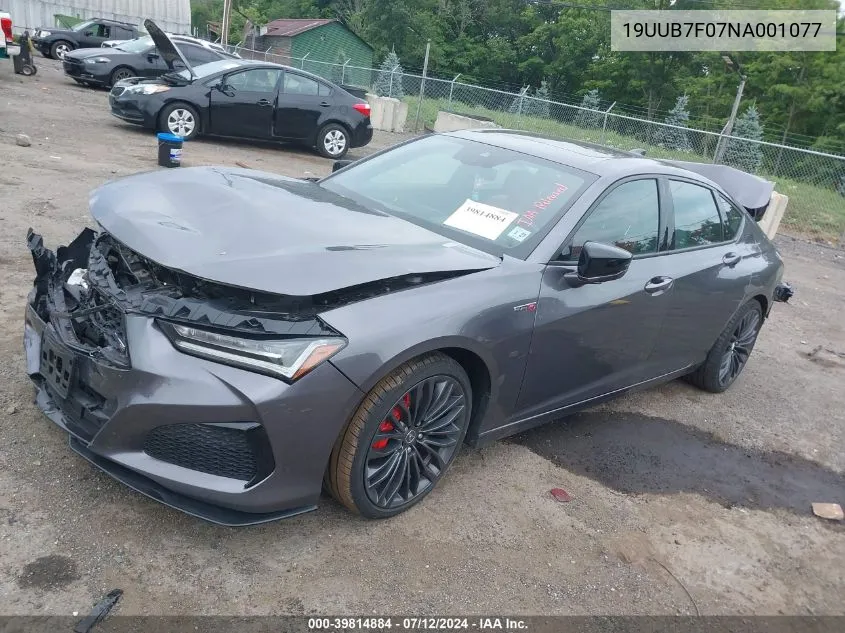 19UUB7F07NA001077 2022 Acura Tlx Type S