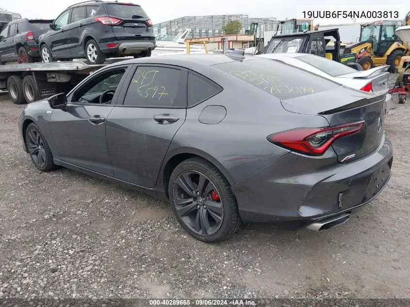 19UUB6F54NA003813 2022 Acura Tlx A-Spec Package