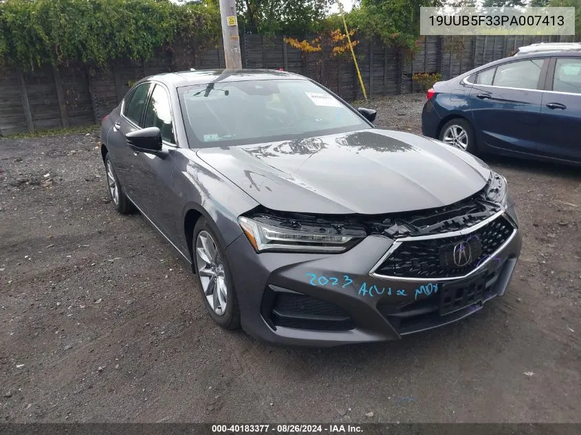 19UUB5F33PA007413 2023 Acura Tlx Standard