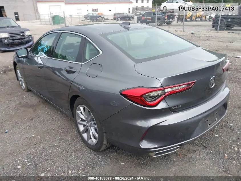 19UUB5F33PA007413 2023 Acura Tlx Standard