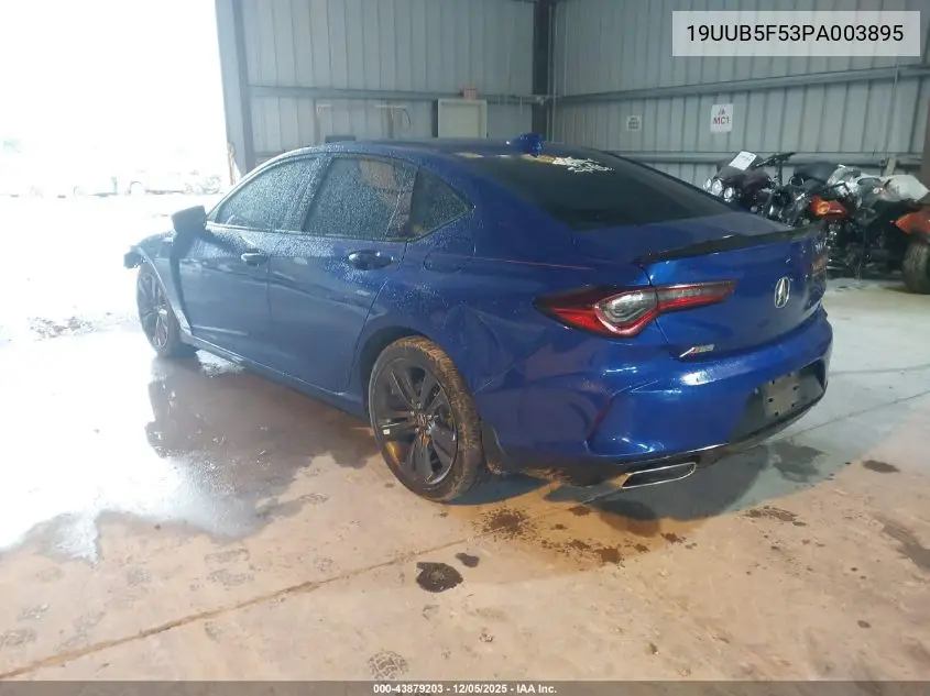 19UUB5F53PA003895 2023 Acura Tlx A-Spec Package