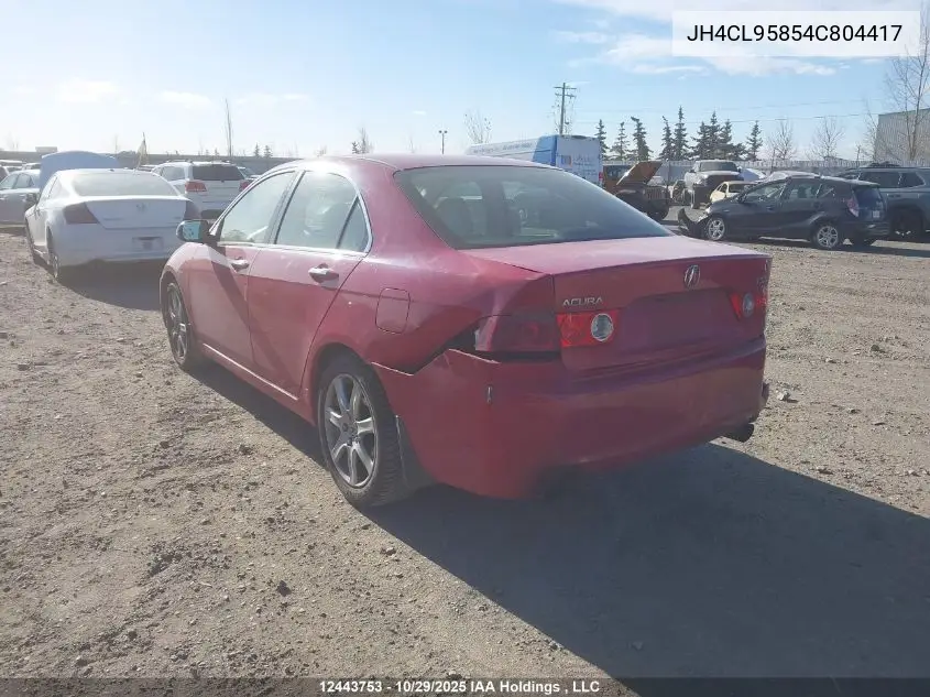 JH4CL95854C804417 2004 Acura Tsx