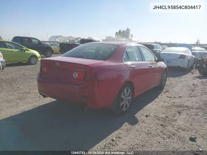 JH4CL95854C804417 2004 Acura Tsx