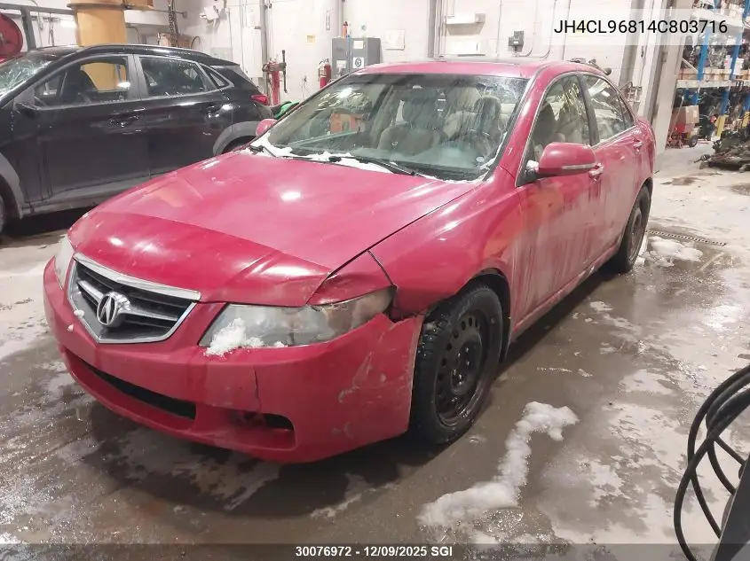 JH4CL96814C803716 2004 Acura Tsx