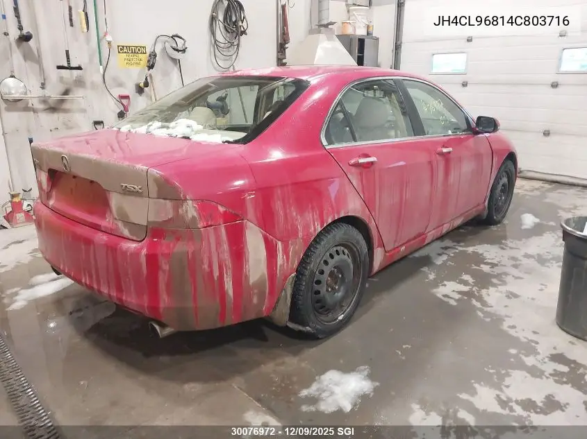 JH4CL96814C803716 2004 Acura Tsx