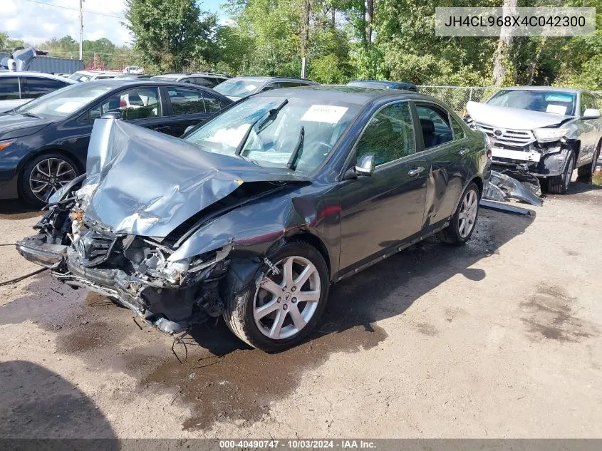 2004 Acura Tsx VIN: JH4CL968X4C042300 Lot: 40490747