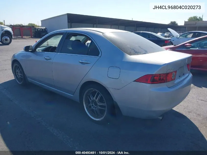 JH4CL96804C020273 2004 Acura Tsx