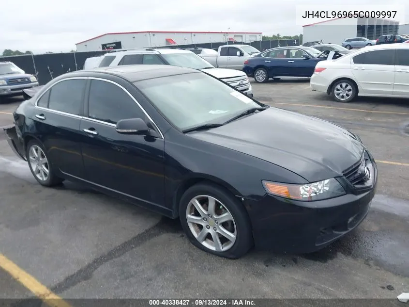 2005 Acura Tsx VIN: JH4CL96965C009997 Lot: 40338427