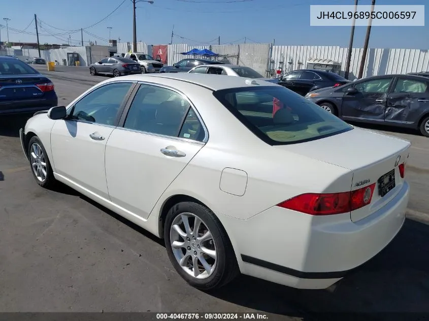 2005 Acura Tsx VIN: JH4CL96895C006597 Lot: 40467576