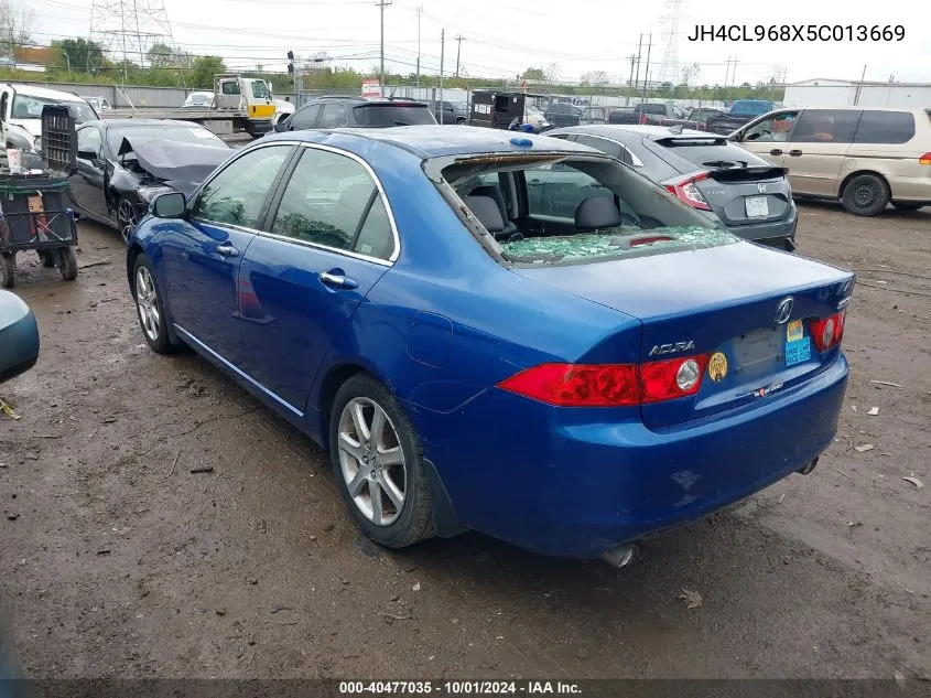 JH4CL968X5C013669 2005 Acura Tsx