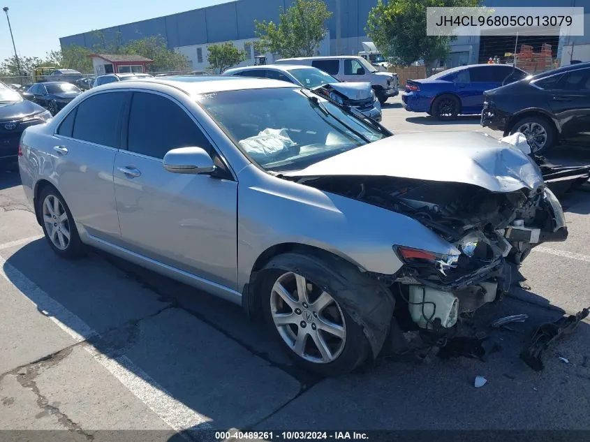 2005 Acura Tsx VIN: JH4CL96805C013079 Lot: 40489261