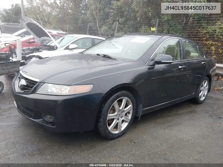 JH4CL95845C017637 2005 Acura Tsx