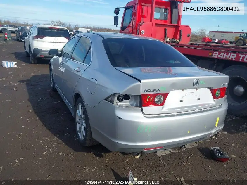 JH4CL96886C800492 2006 Acura Tsx