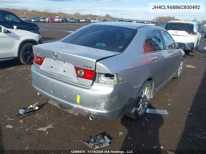 JH4CL96886C800492 2006 Acura Tsx