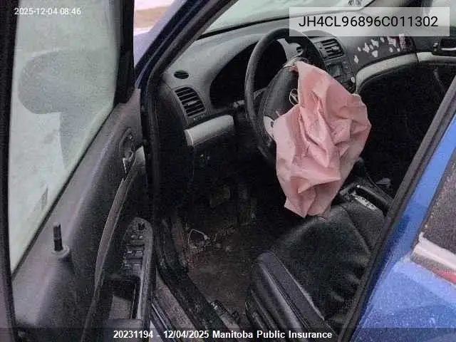 JH4CL96896C011302 2006 Acura Tsx