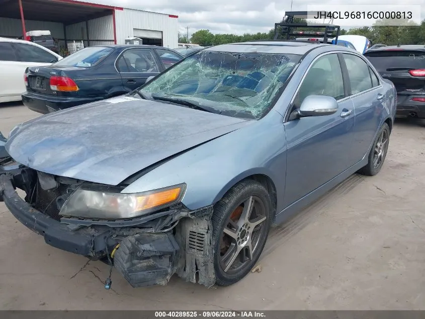 2006 Acura Tsx VIN: JH4CL96816C000813 Lot: 40289525