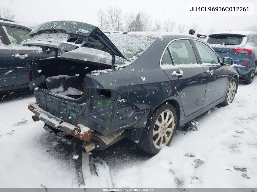 JH4CL96936C012261 2006 Acura Tsx