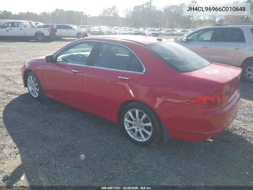 JH4CL96966C010648 2006 Acura Tsx