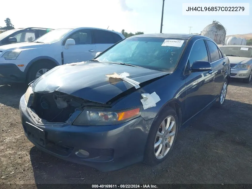 JH4CL96857C022279 2007 Acura Tsx