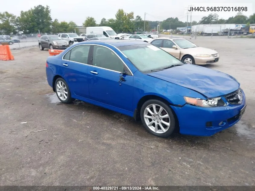 2007 Acura Tsx VIN: JH4CL96837C016898 Lot: 40329721