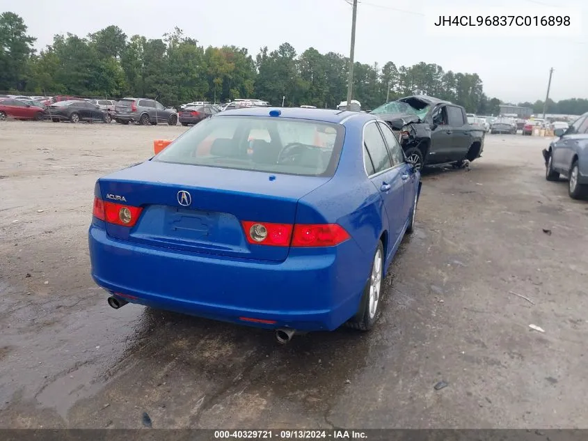 2007 Acura Tsx VIN: JH4CL96837C016898 Lot: 40329721