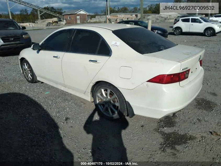 2007 Acura Tsx VIN: JH4CL96927C009532 Lot: 40487170