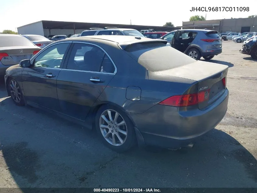 JH4CL96817C011098 2007 Acura Tsx