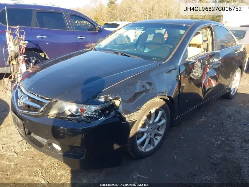 JH4CL96827C006752 2007 Acura Tsx