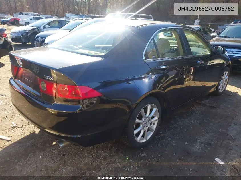 JH4CL96827C006752 2007 Acura Tsx
