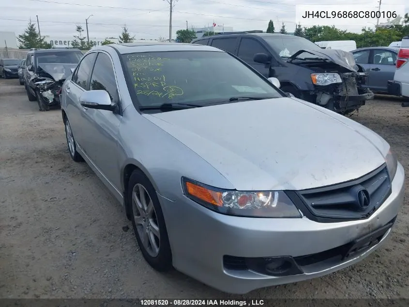 JH4CL96868C800106 2008 Acura Tsx