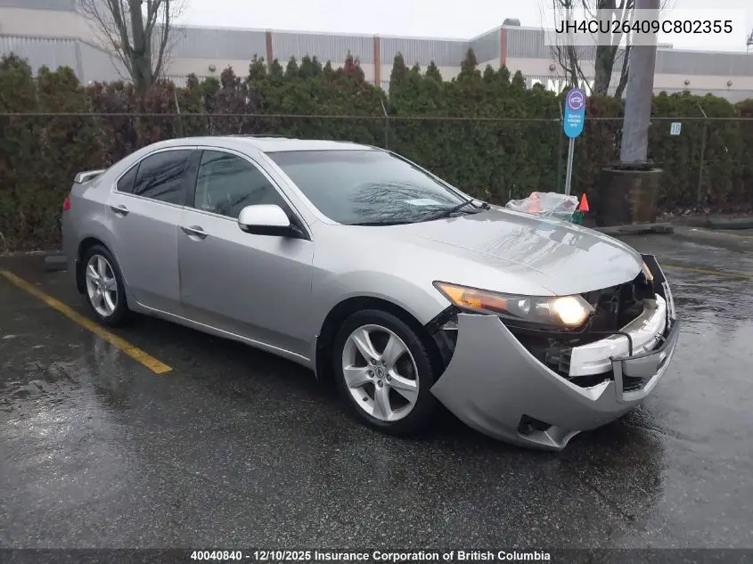 JH4CU26409C802355 2009 Acura Tsx