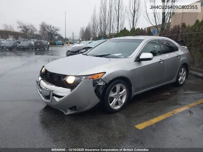 JH4CU26409C802355 2009 Acura Tsx