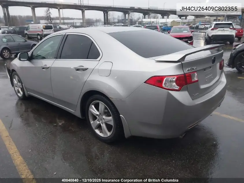 JH4CU26409C802355 2009 Acura Tsx
