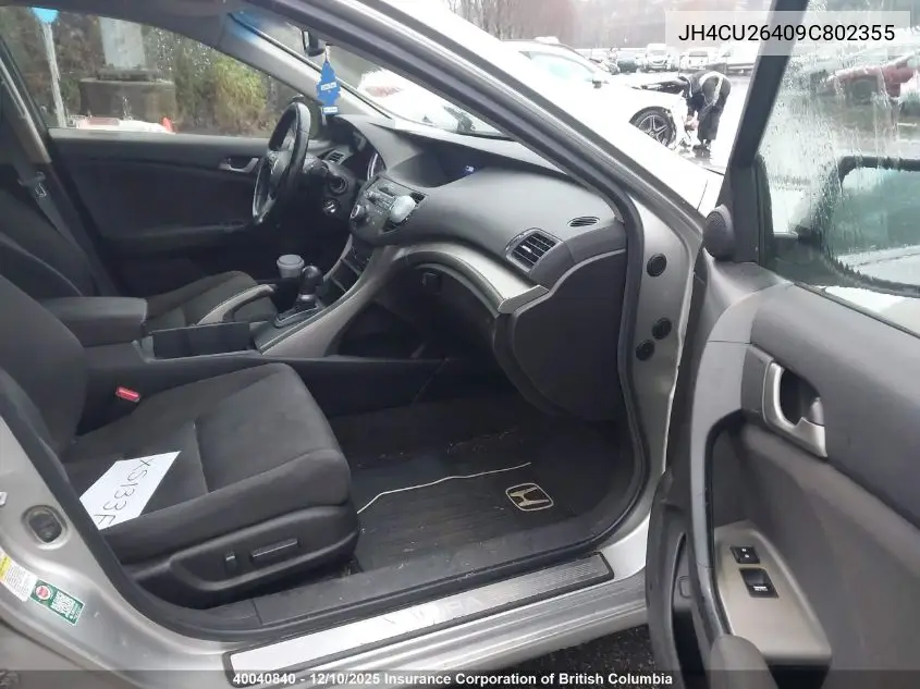 JH4CU26409C802355 2009 Acura Tsx