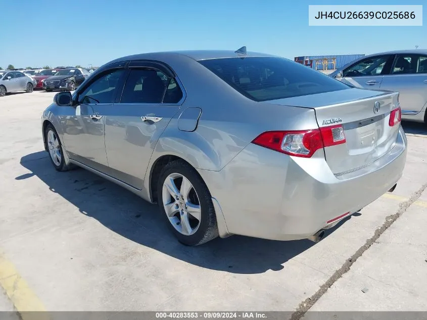 2009 Acura Tsx VIN: JH4CU26639C025686 Lot: 40283553