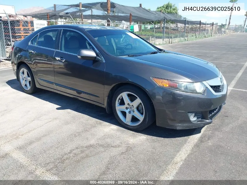 2009 Acura Tsx VIN: JH4CU26639C025610 Lot: 40368969