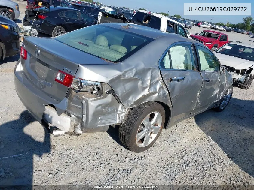 2009 Acura Tsx VIN: JH4CU26619C029722 Lot: 40508462