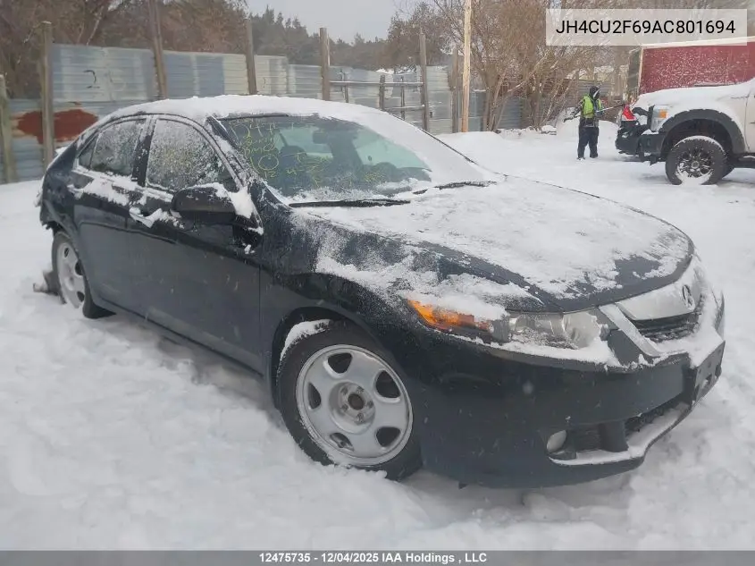 JH4CU2F69AC801694 2010 Acura Tsx