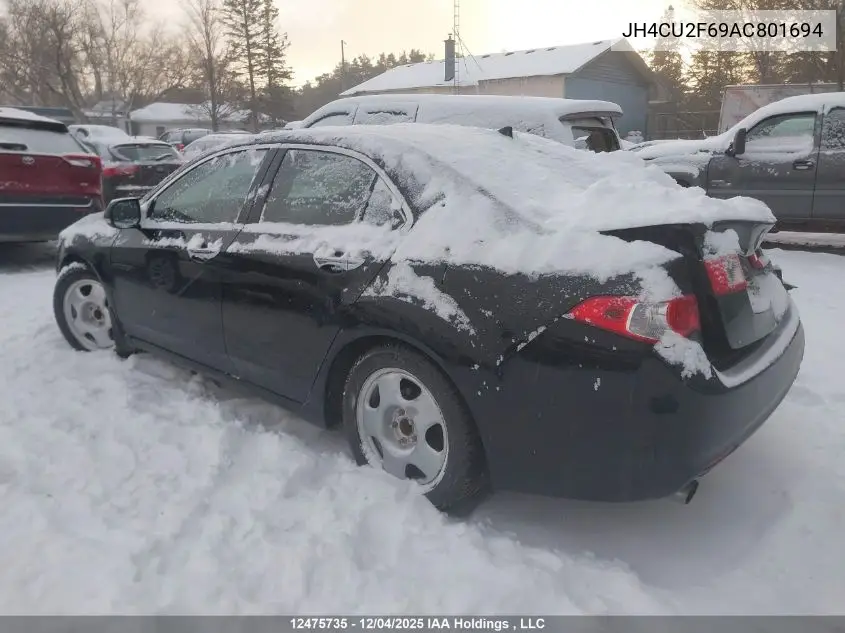 JH4CU2F69AC801694 2010 Acura Tsx