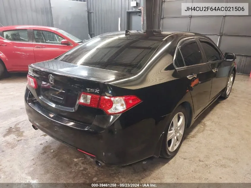 JH4CU2F64AC021506 2010 Acura Tsx 2.4