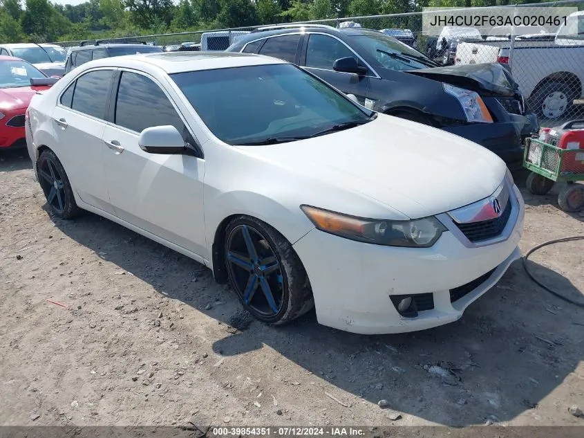 JH4CU2F63AC020461 2010 Acura Tsx 2.4