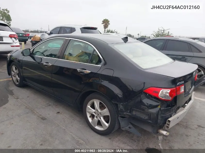 JH4CU2F64AC012160 2010 Acura Tsx 2.4