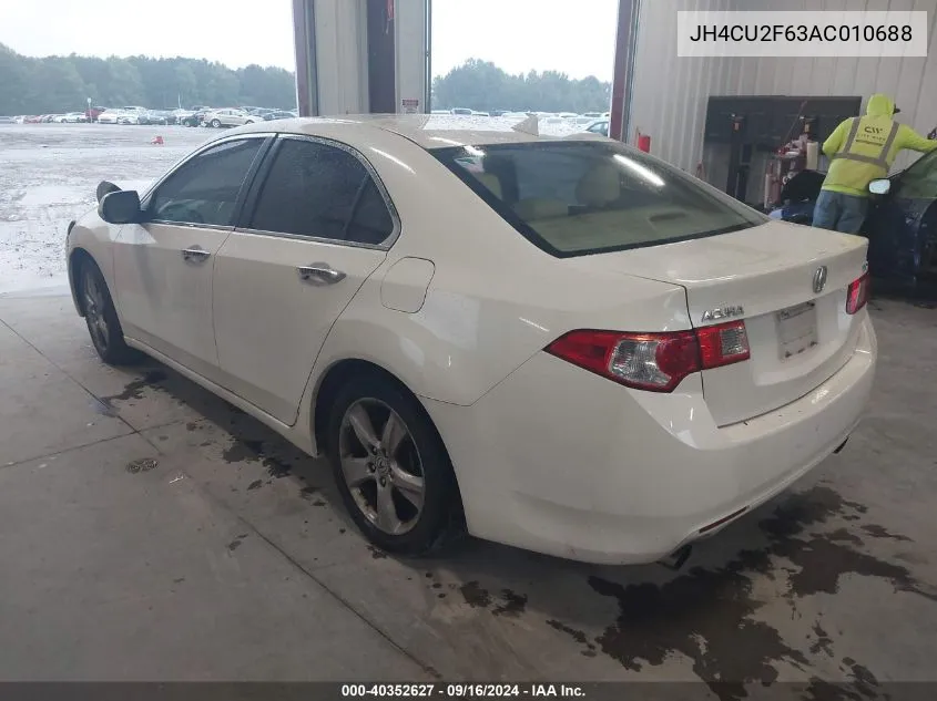 JH4CU2F63AC010688 2010 Acura Tsx