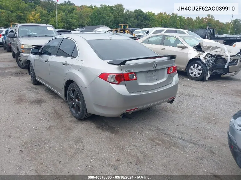 JH4CU2F62AC039910 2010 Acura Tsx 2.4