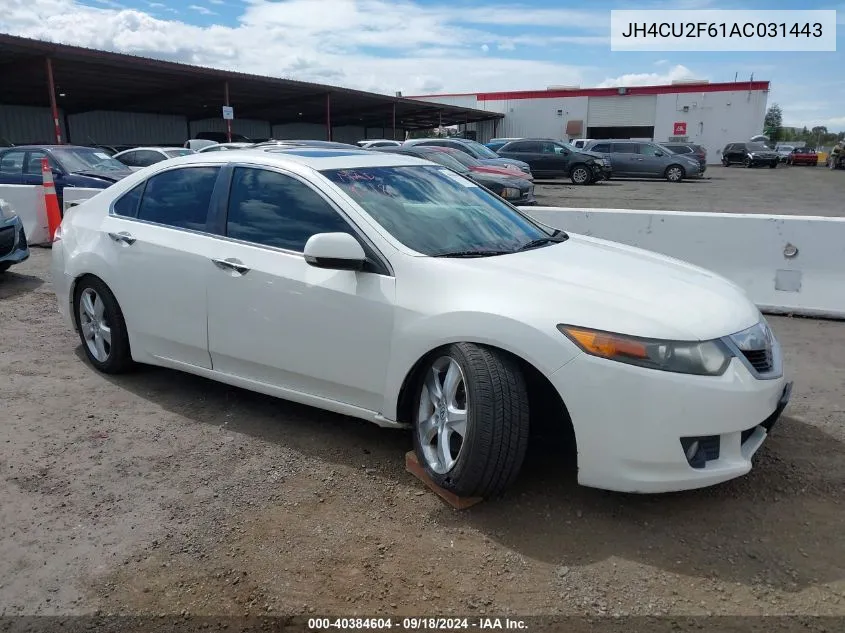 JH4CU2F61AC031443 2010 Acura Tsx 2.4