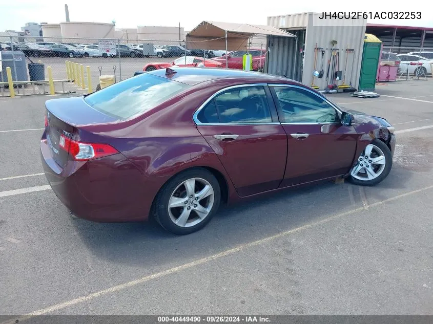 JH4CU2F61AC032253 2010 Acura Tsx 2.4