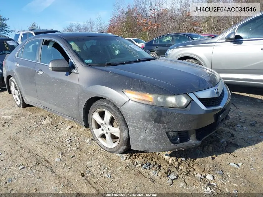 JH4CU2F64AC034546 2010 Acura Tsx 2.4